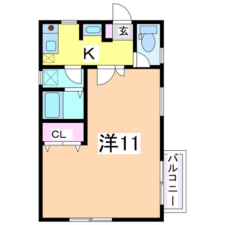 ファンテールの物件間取画像